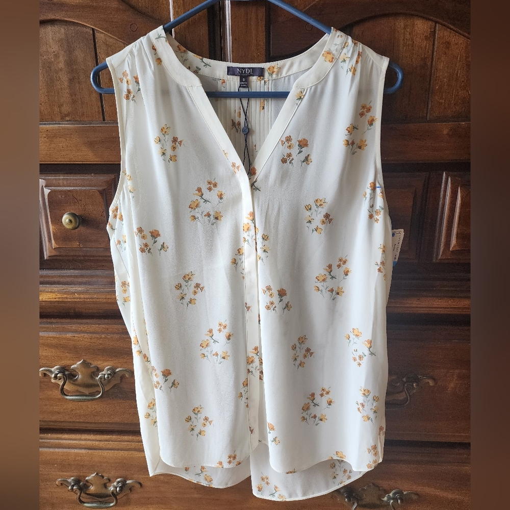 NYDJ Floral Blouse